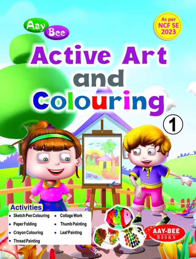 Active Art and Colouring — book cover